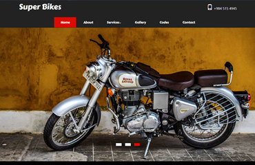 摩托车俱乐部响应式网站HTML5静态模板