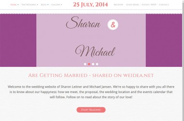 免费WeddingBliss婚庆策划企业网站html静态模板