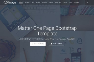 灰色Bootstrap自适应企业网站html静态模板