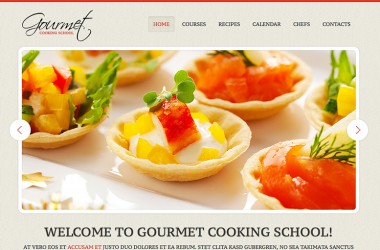 免费西餐厅餐饮企业网站html静态模板