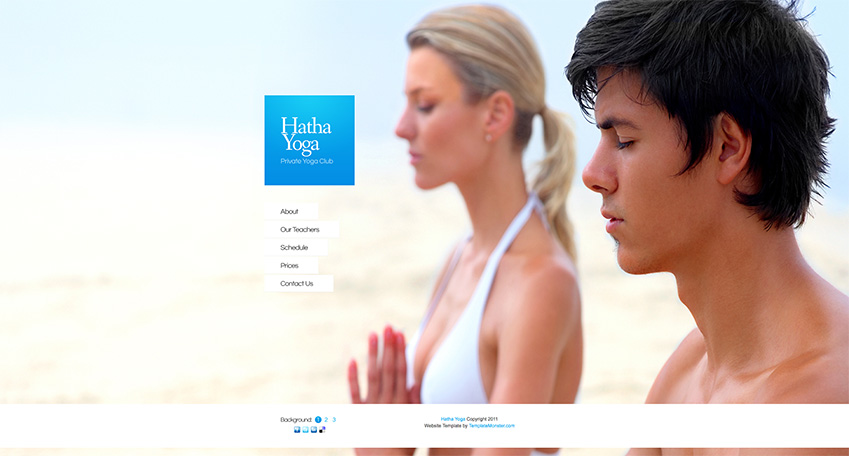 瑜伽教育培训学校网站html模板