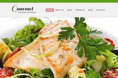 免费西餐厅美食HTML5网站html模板