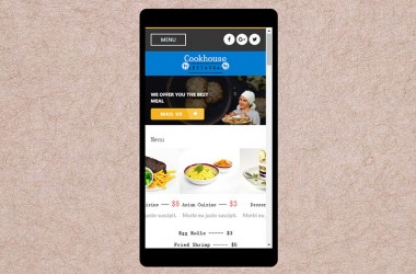 免费餐饮餐厅美食手机网站html模板
