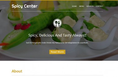 免费创意美食餐厅拼盘CSS单页html模板