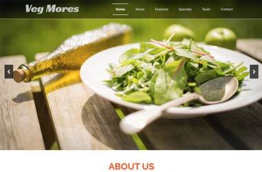 免费餐馆饮食美食网站html模板