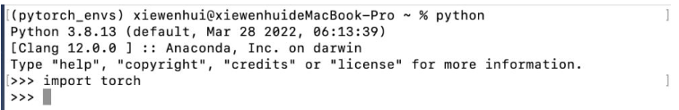 MacOS下怎么安装PyTorch