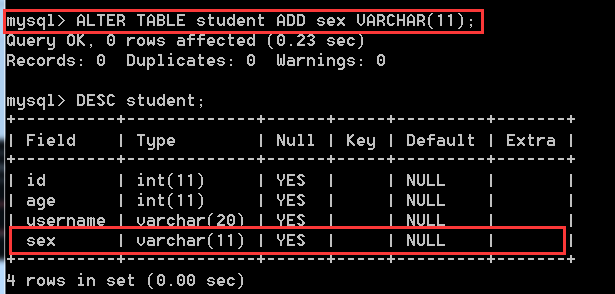 MySQL数据库基本操作的示例分析